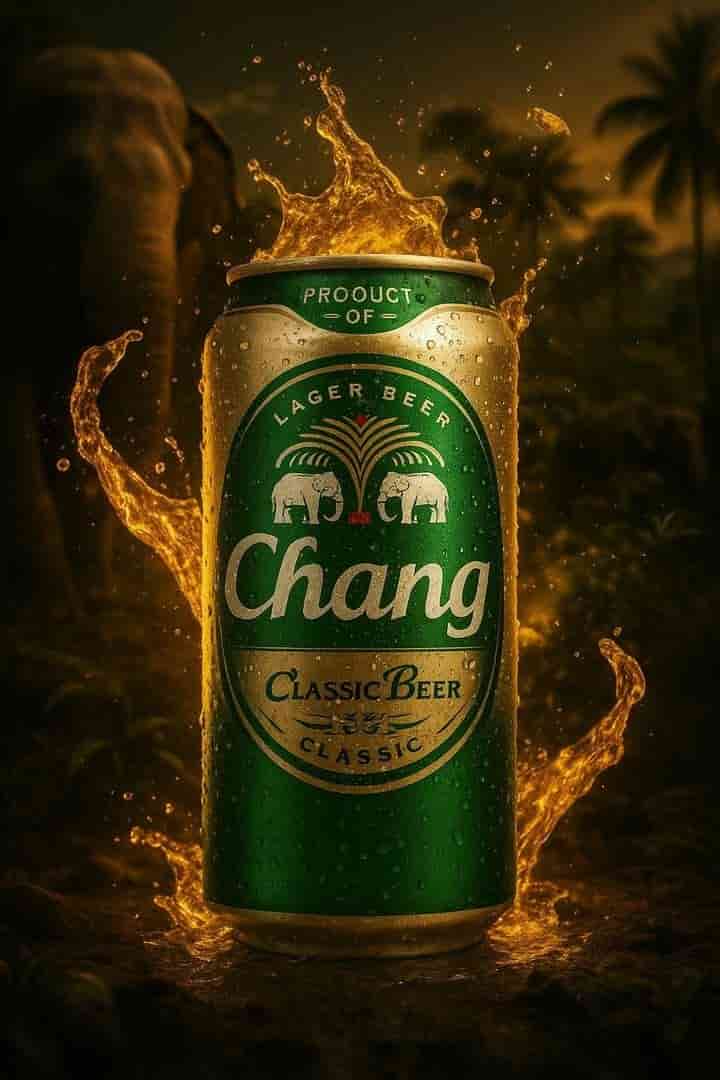 Cinematic Metallic Can Render with Condensation & Liquid Splash - AI prompt example