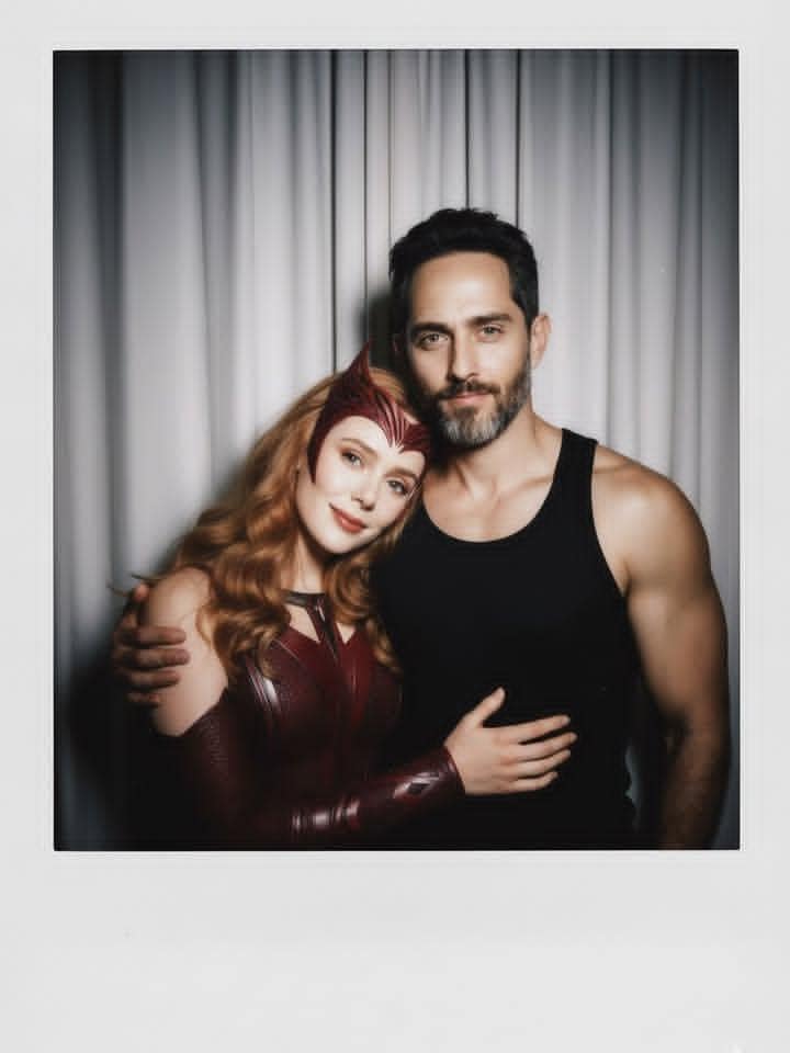 Polaroid-Style Cute Photo of Two People — AI Prompt - AI prompt example