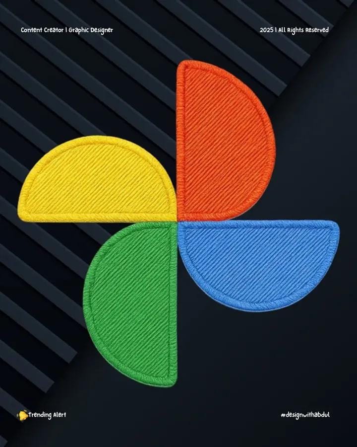 Hyper-Realistic Embroidered Patch | logo patch design | textile texture - AI prompt example
