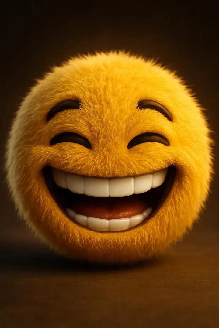 3D Plush Emoji Ball | cute character design | furry texture - AI prompt example