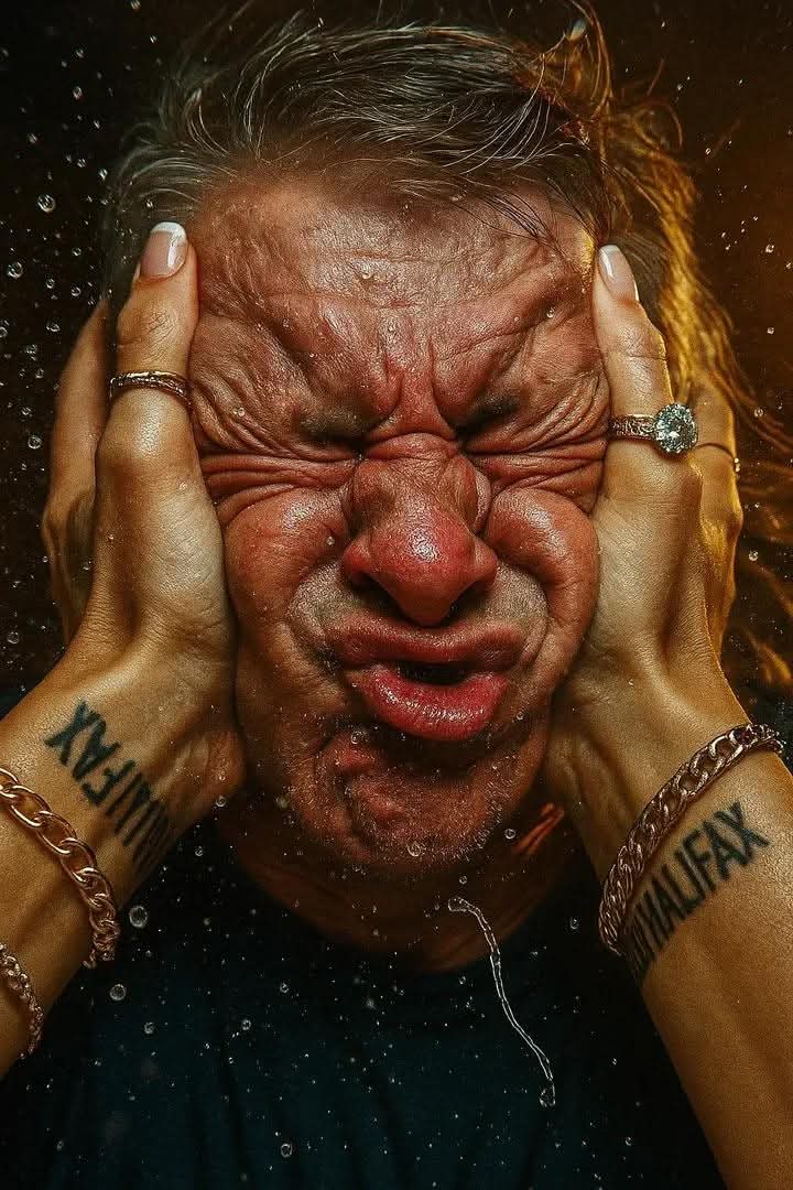 Ultra-Slow-Motion Face Impact | cinematic punch | high speed photo - AI prompt example