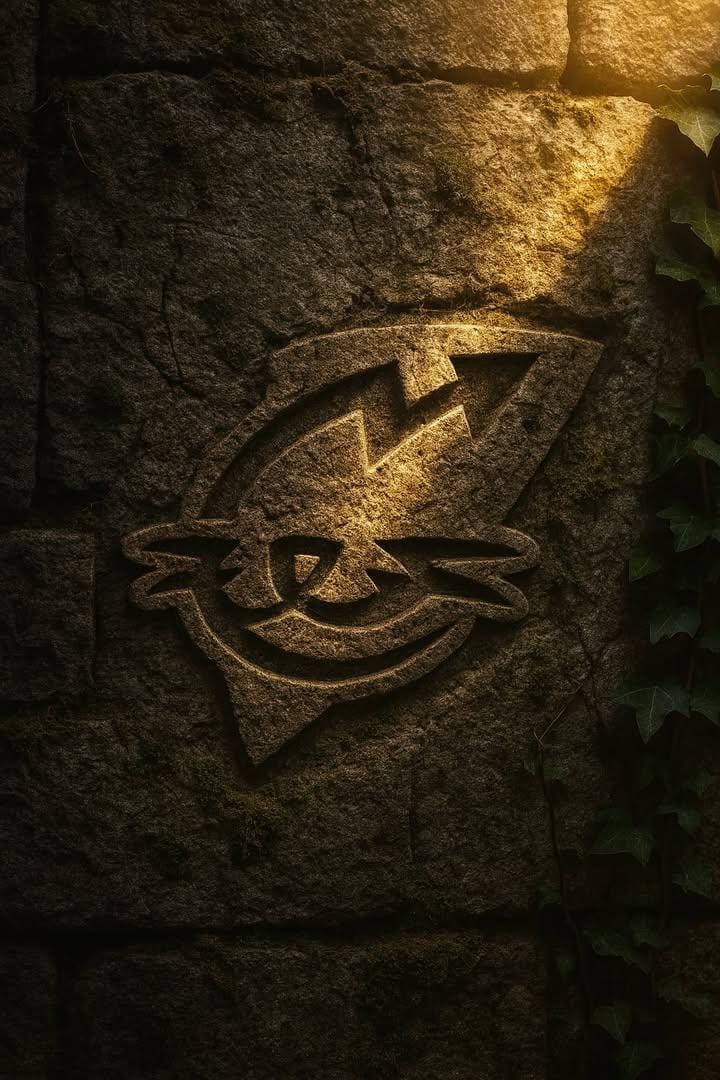 Logo Carved in Stone | medieval branding | ancient aesthetic - AI prompt example