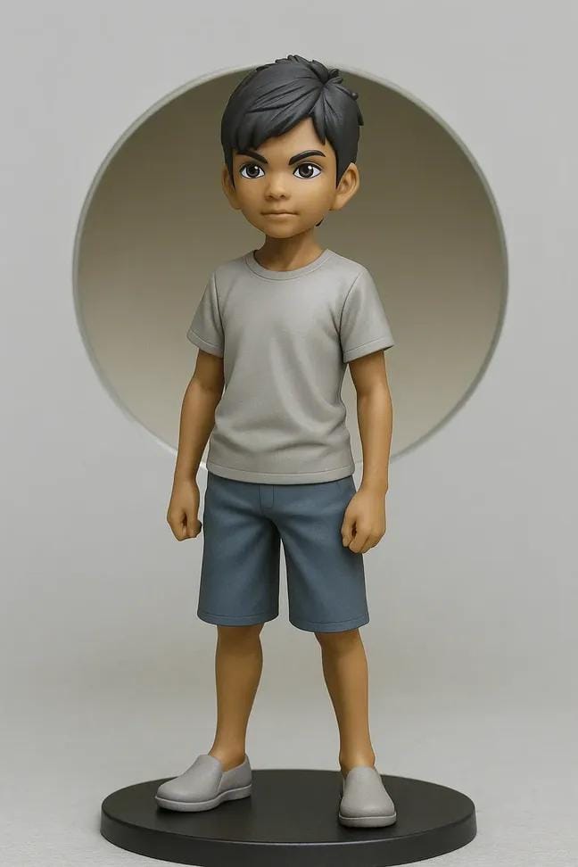 1/7 Scale Figure Photo | collectible toy | PVC figure - AI prompt example
